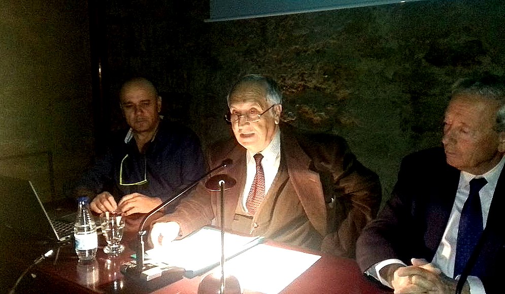 En la mesa, de derecha De derecha a izda. Marcelino Fernández, José Luis Gavilanes, Ramón