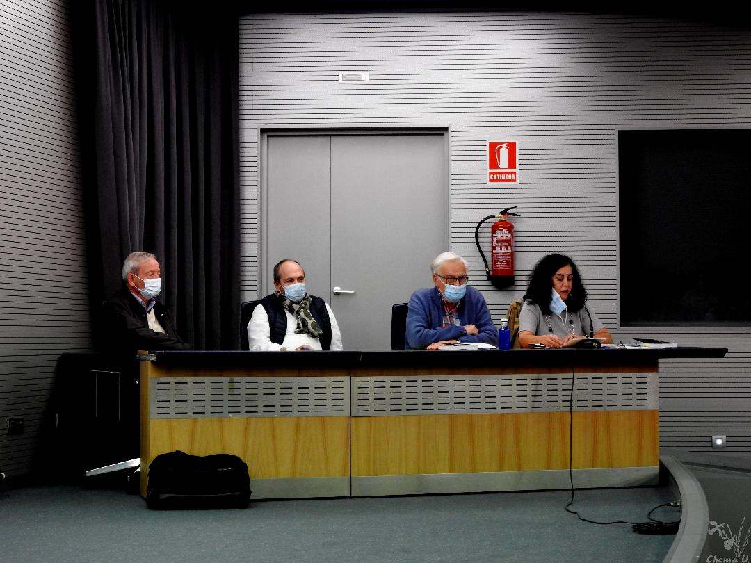 De izda a dcha. Marcelino Fernández, Joaquín Aledre, David Gustavo López, Marta Prieto