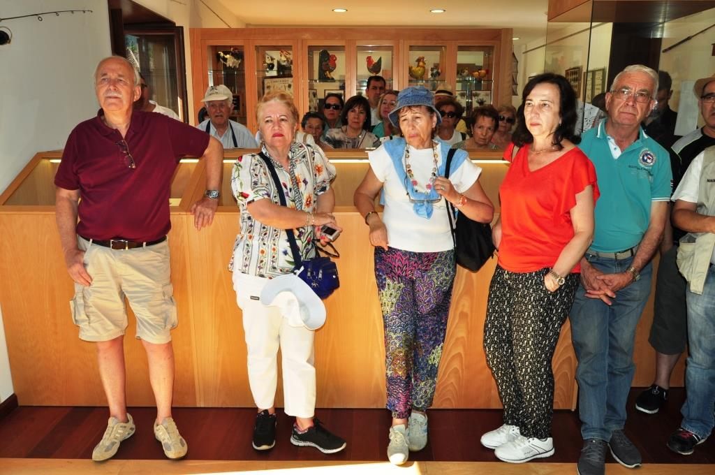 Parte del grupo de Promonumenta en el Museo del Gallo.