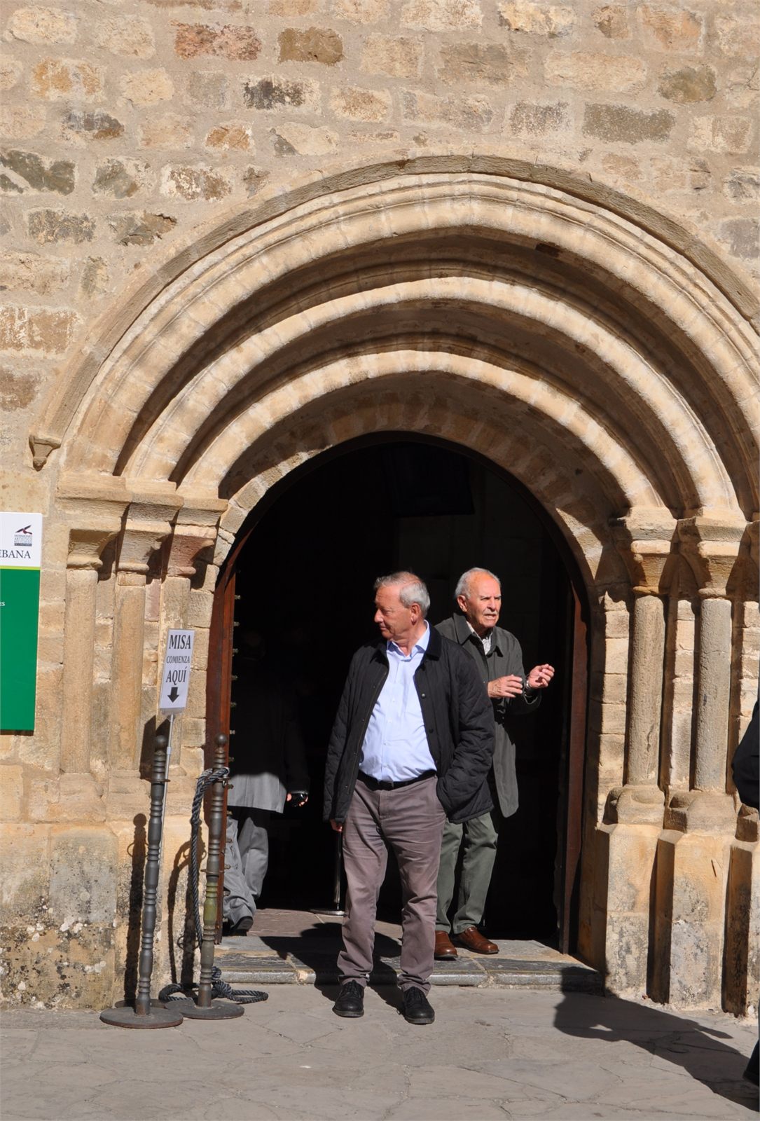 Por la Puerta del Perdón.