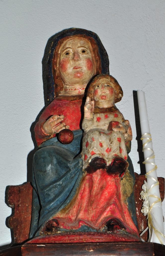 Virgen románico-gótica de Senra.