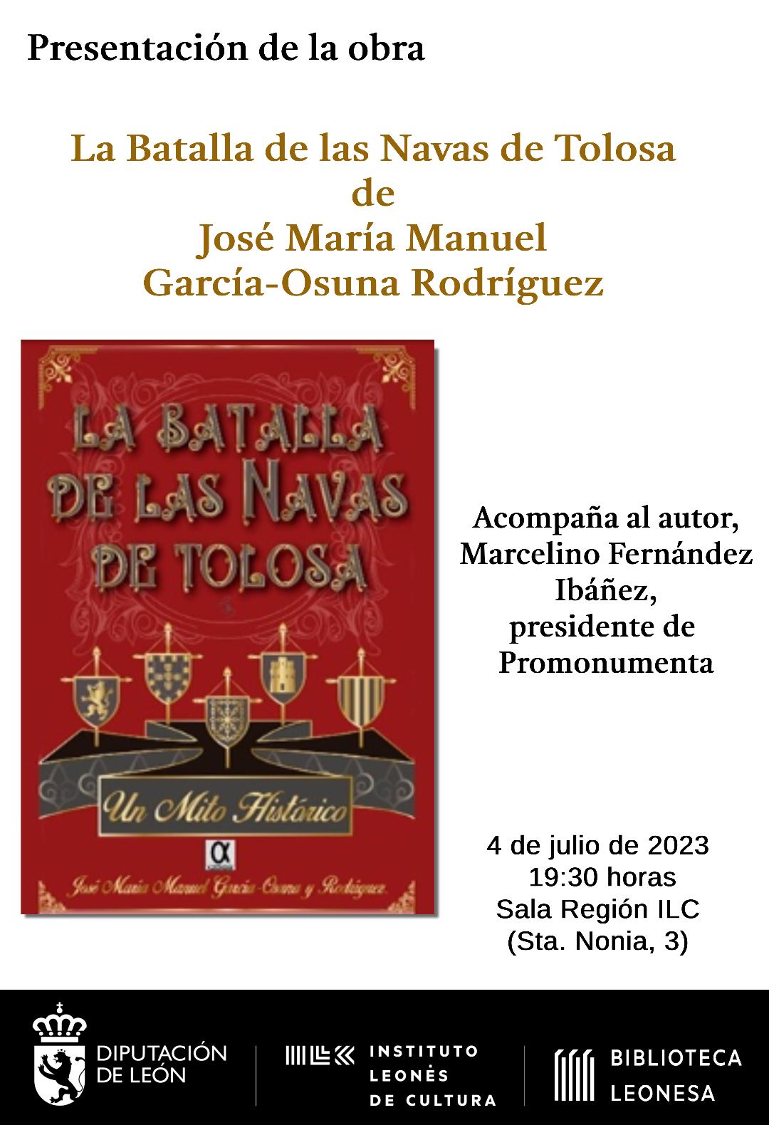 Organizado por Promonumenta: presentación del libro «la batalla de las Navas de tolosa»
