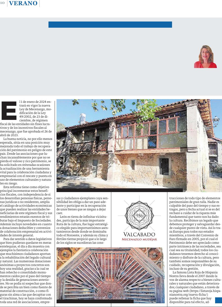 MONUMENTOS. RESTAURACIÓN. Artículo Marina 1.