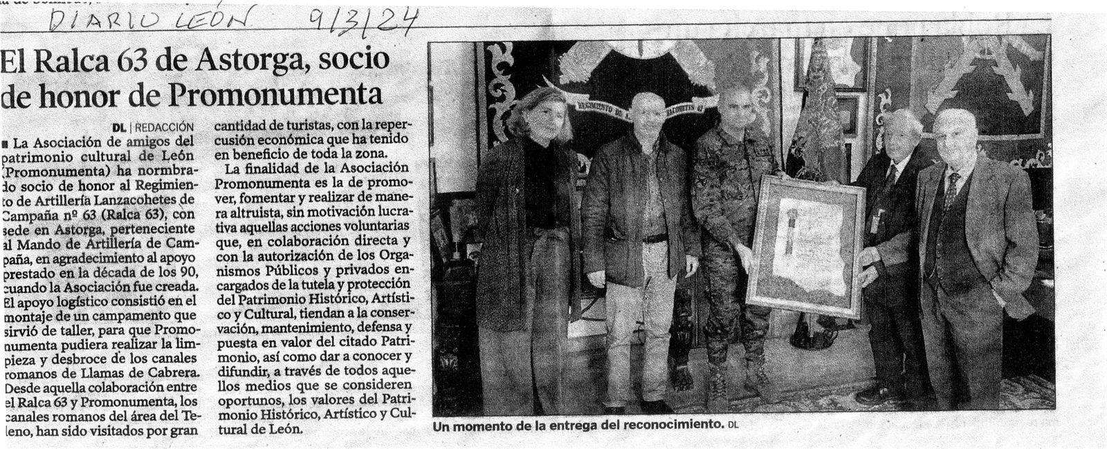 PROMONUMENTA, SOCIO DE HONOS 2013042