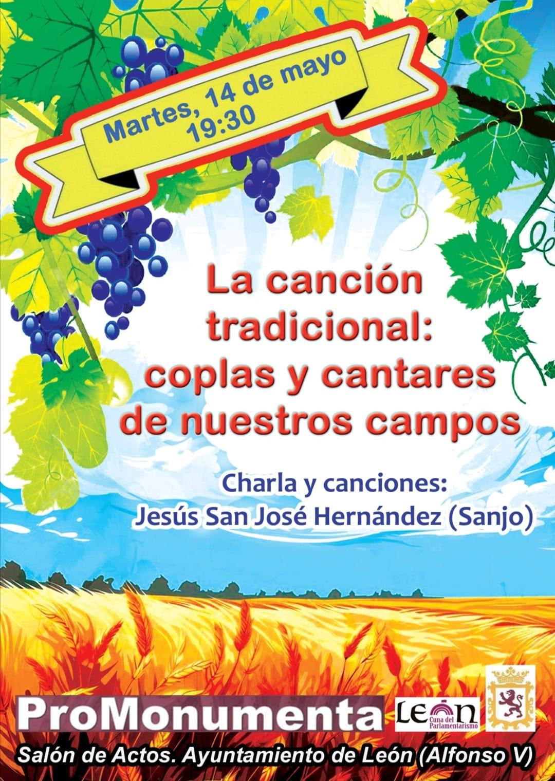 ORGANIZADA POR PROMONUMENTA, PRÓXIMA CONFERENCIA Y RECITAL DE JESÚS SAN JOSÉ (miembro de La Braña) sobre «LA CANCIÓN TRADICIONAL»