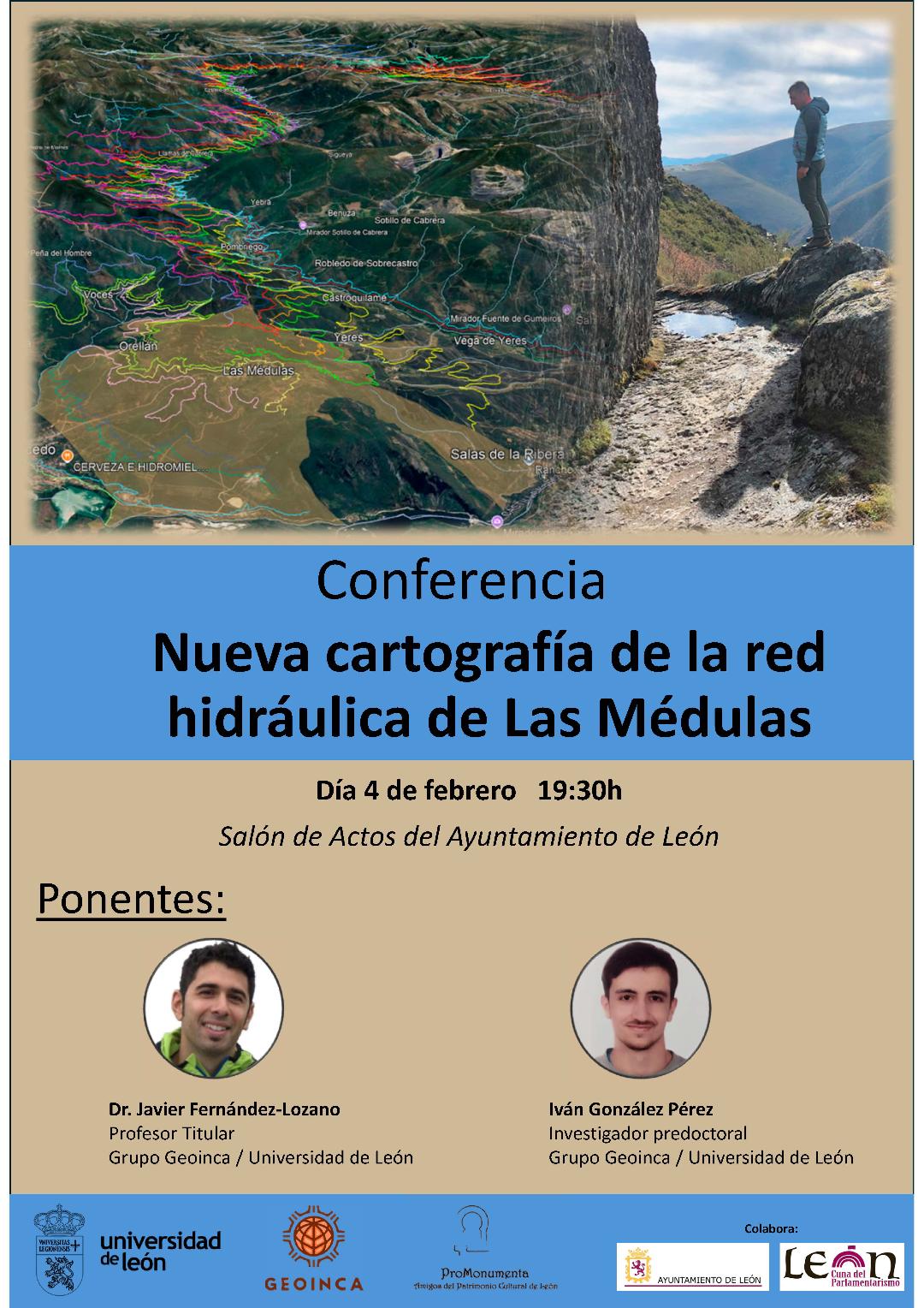 Promonumenta, en colaboración con el Ayuntamiento y la Universidad de León, organizó una conferencia sobre nueva cartografía de los canales de Las Médulas
